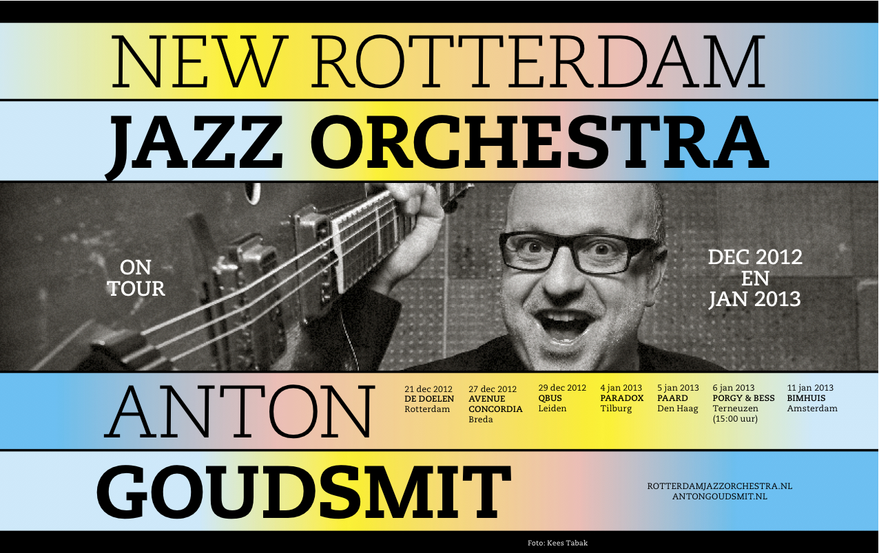 Throwback to New Rotterdam Jazz Orchestra & Anton Goudsmit
